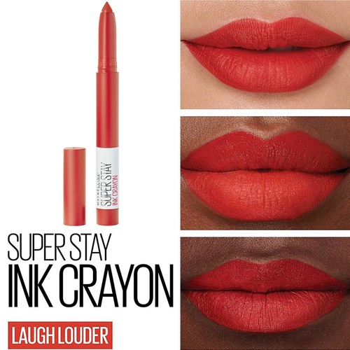 Ruj Maybelline SuperStay Ink Matte Crayon 40 Laugh Louder1